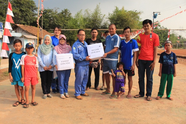 CSR Activity Aug 2017 : Providing Material Support for Indonesia